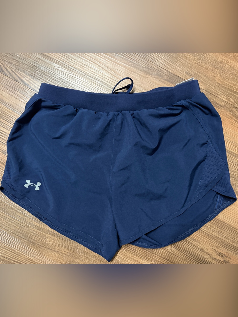 Under Armour Navy Athletic Running Shorts with Logo